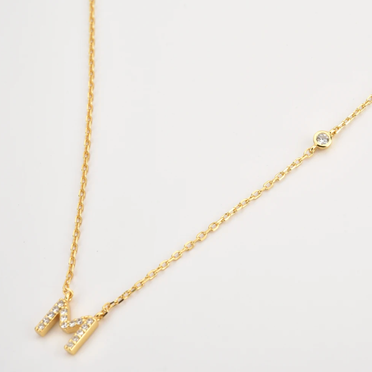 Dainty Elmaso initial Necklace