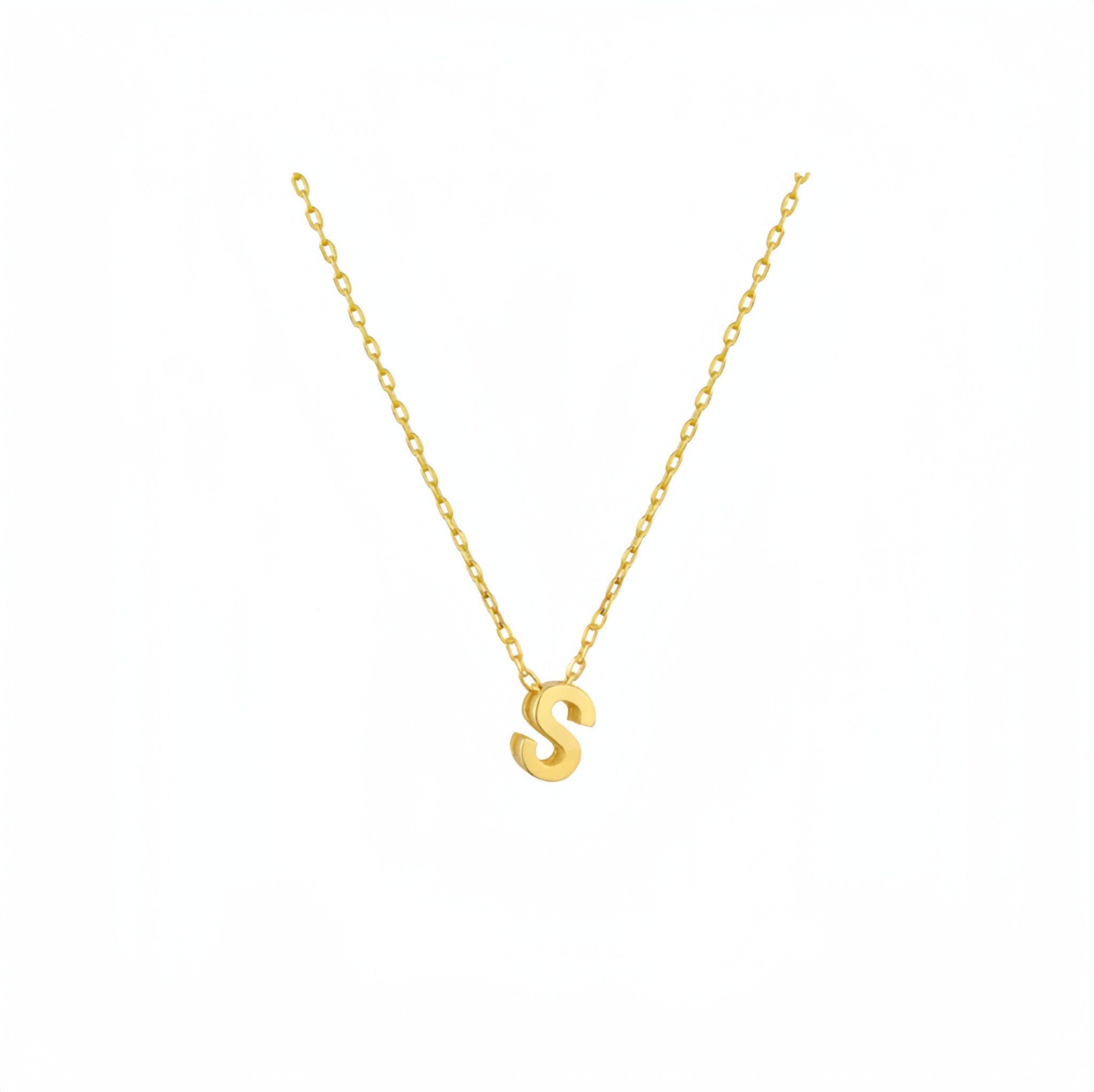 Dainty Initial Necklace